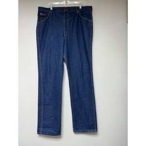 Roebucks‎ Mens 40x32 Blue Denim Jeans Classic Fit Straight Leg Pants